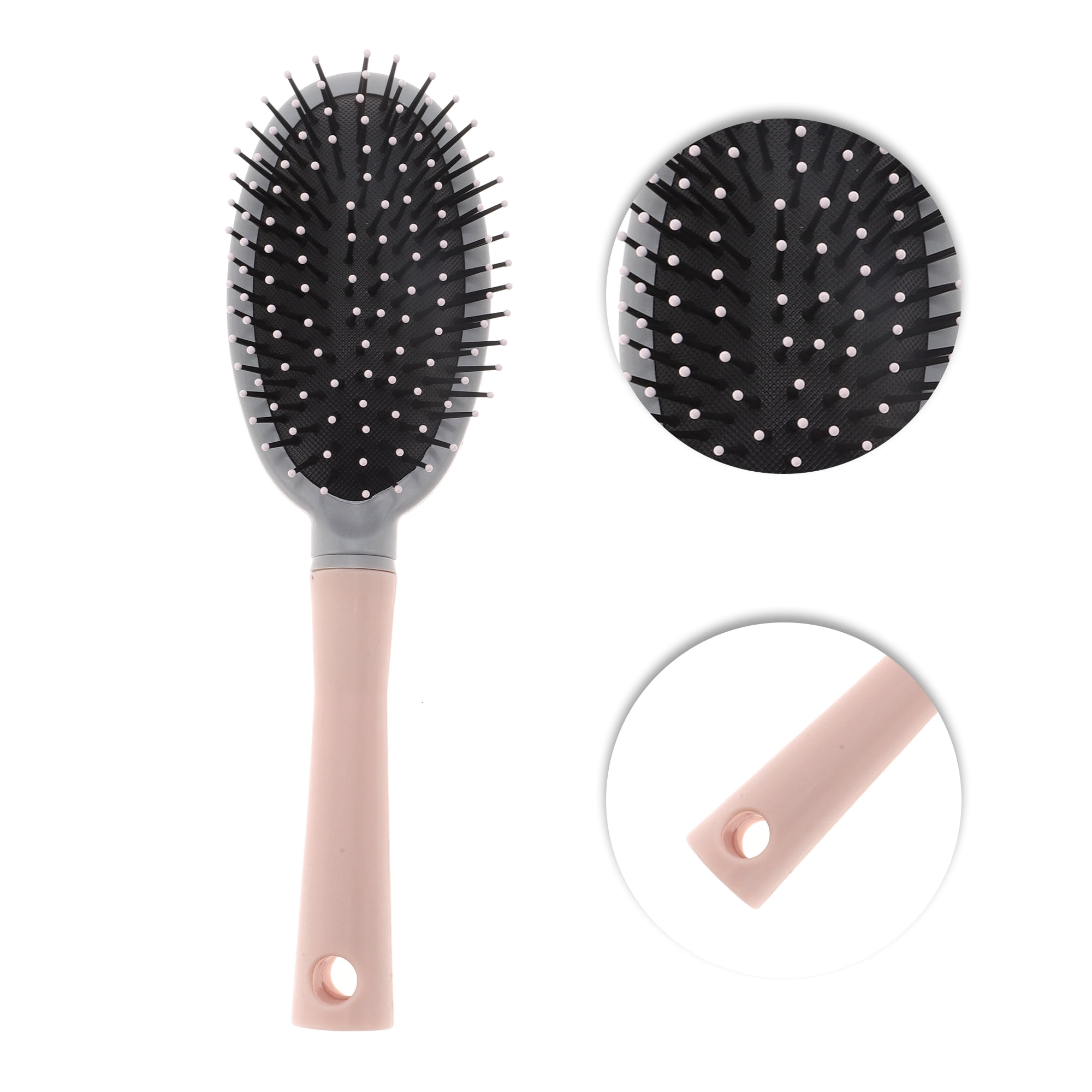 Unique Bargains 1 Pc Lightweight Airbag Hair Brush for All Hair Types Pink