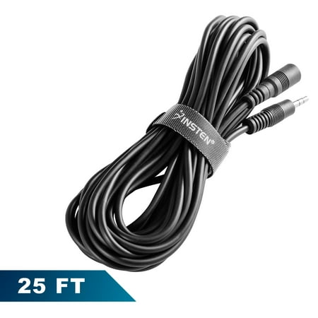 Audio Visual Cable For Ipad Air Insten 3.5mm M/F Stereo Plug to Jack Extension Cable Audio Output Extend 25ft feet for iPad Mini 5 iPad Air 2019 ()