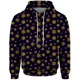 thumbnail image 3 of Sudadera con capucha con estampado de árbol de Navidad para hombre, marca Pinecone, sudaderas de invierno duraderas y asequibles con copos de nieve para hombre, 3 of 5