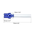 thumbnail image 2 of Tubo de ventilación de gas para tanque de combustible Uxcell de 2 vías para bicicleta azul, 2 of 4