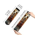 thumbnail image 2 of Goofa Valley Meditating Guinea Pig Pattern Non Slip Socks with Grips for Elderly, Crew Socks Yoga Hospital Socks Cushioned Sole Gripper Socks for Men Women, 2 of 5