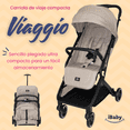 thumbnail image 2 of Carriola Ibaby Viaggio Plegable Tipo Maleta Ligera Compacta beige, 2 of 9