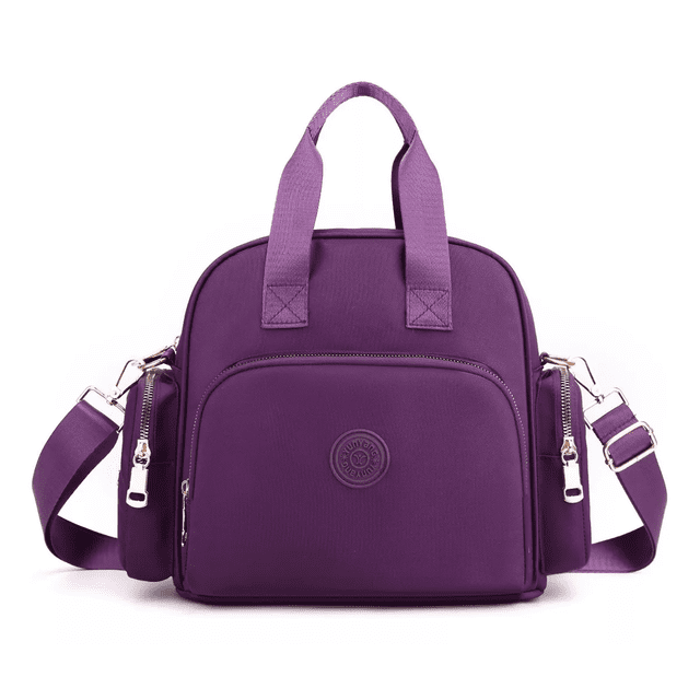 Mochila Bolso Mujer Multifuncional Con Usb MORADO Bloosom