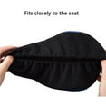 thumbnail image 2 of Bike Seat Cover Breathable Padded Bicycle Seat Thermal Insulation Sun Protection Cover for Bicycle Riding Equipment Purple, 2 of 9