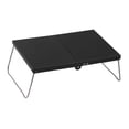thumbnail image 3 of DYNWAVECA Table de Camping Pliable Table d'Appoint Compacte pour Voyage Cuisine en Plein Air Barbecue Noir, 3 of 10