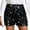 D89/Black, variant on Afdoent Shorts For Women Glitter Sequin Shorts Banquet Glitter Pants Beach Vacation Outfits
