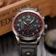 thumbnail image 3 of Reloj de cuarzo para hombre, relojes para hombre, reloj de pulsera analógico de cuarzo con fecha de cuero militar para hombre, 3 of 5