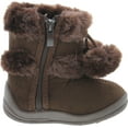 thumbnail image 6 of Kali Footwear Girls Zello Butterfly Glitter Pom Pom Boots, 6 of 7