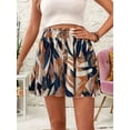 thumbnail image 5 of Women'S Flowy Shorts Beach Vacation Summer High Waist Wide Leg Casual Dressy Shorts Flower Color 1 XXL, 5 of 8