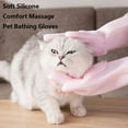 thumbnail image 6 of Pet Grooming Cleaning Gloves Dog Cat Bathing Shampoo Glove Scrubber Magic Dishwashing Cleanner Sponge Silicon Hair Removal Glove, 6 of 9