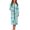 Turtle Seashell Coral, variant on FOR U DESIGNS Poodle Bichon Frise Dog Pattern Womens Nightgown Soft Long Sleeve Woven Housecoat Zip Up Duster Robe Sleep Dress Long Sleeve Night Shirts with Pockets, S