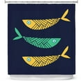 thumbnail image 1 of Shower Curtains 70" x 93" from DiaNoche Designs by Kim Hubball - Fish Nursery, 1 of 1