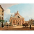 thumbnail image 3 of Rudolf von Alt 18x15 Black Modern Framed Museum Art Print Titled - A View of the Basilica of Saint Anthony in Padua (1836), 3 of 5