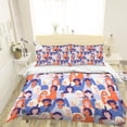 thumbnail image 1 of 3D Cartoon Crowd Pattern Quilt Cover Set Bedding Set Pillowcases 127, 1 of 2