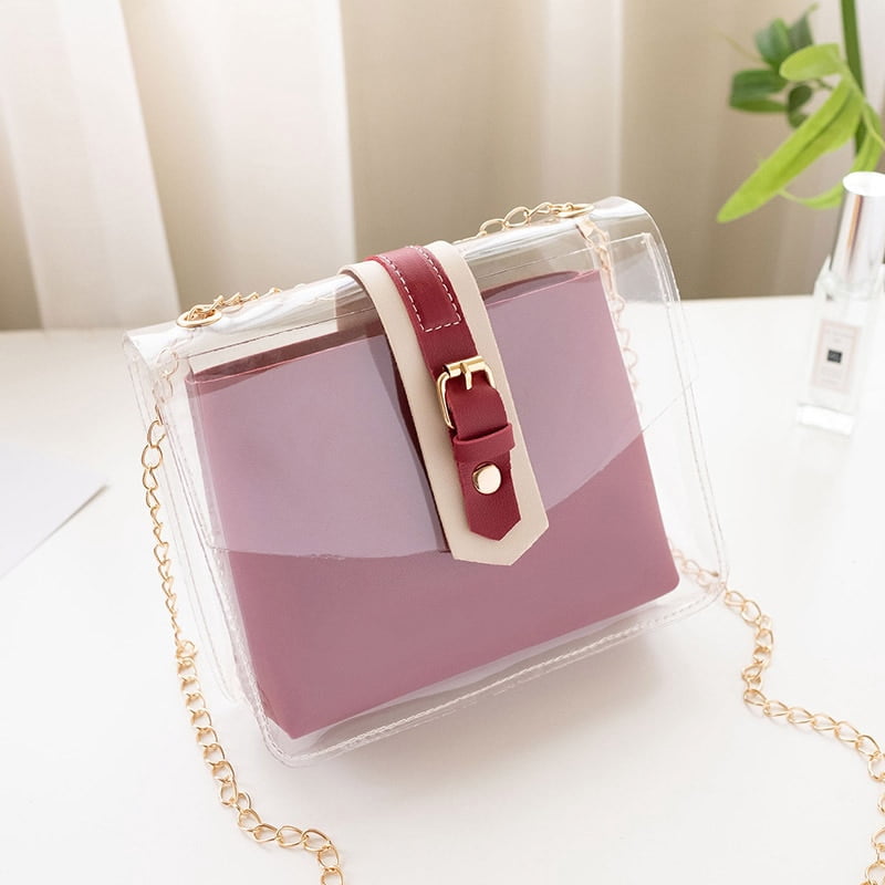 Casual Transparent Jelly Shoulder bags 