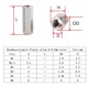 thumbnail image 3 of M2 M2.5 M3 M4 M5 M6 304 Stainless Steel Motherboard Standoffs Support Column Pillars Board Rack Hex Screw Hexagonal Bolts Spacer, 3 of 4