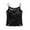 Black, variant on Girls Sequin T-Shirts Tank Top Spaghetti Shoulder Straps Sparkly Tops Blouses Purple 6