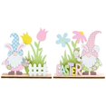 thumbnail image 1 of YSABOXY Easter Wooden Blocks Decorations Signs Easter atmosphere decor, 1 of 1