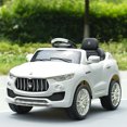 thumbnail image 3 of Costway 6V Licensed Maserati Kids Ride On Car RC Remote Control MP3 Swing White, 3 of 10