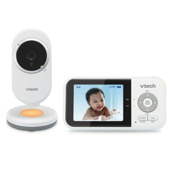 VTech 2.8 inch Digital Video Baby Monitor with Night Light, VM3254