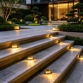 thumbnail image 6 of JHyouerji LED Solar Step Lights Waterproof Outdoor Stair Lights,Outdoor Decor Light for Yard Patio Garden Front Door Pathway Porch, 6 of 9