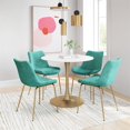 thumbnail image 3 of Zuo 101767 Chaise de Salle à Manger Tony & 44; Vert & Or - Lot de 2, 3 of 11