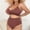 Khaki, variant on Aloohaidyvio Plus Size Swimsuits for Women Plus Size Swimsuits for Women 2 Piece High Waisted Modest Bathing Suits Size L-4XL