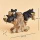 thumbnail image 5 of Figura Oso Obras Arte Animal Modelo S Resina Creativa para Patio Césped Jardín, 5 of 9