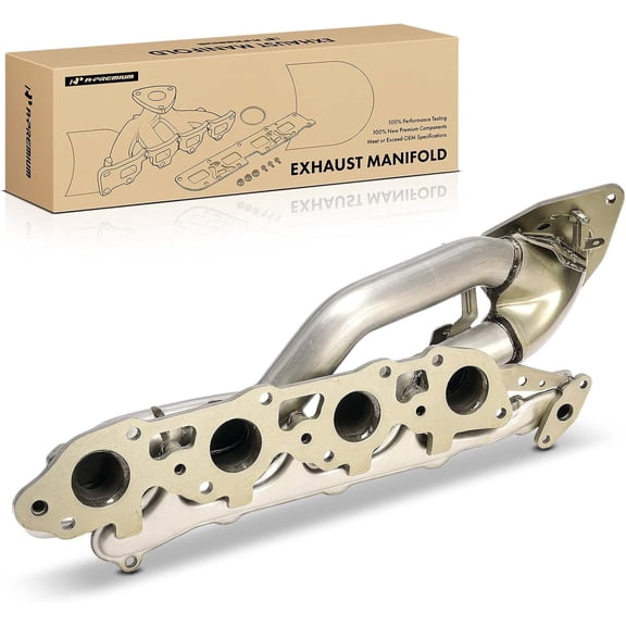 A-Premium Left Side Exhaust Manifold Kit Compatible with Toyota Tundra 2007-2021, Sequoia 2008-2022, 5.7L