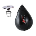 thumbnail image 3 of Saco de boxeo colgante para entrenamiento de velocidad, saco de boxeo de PU Negro, 3 of 9
