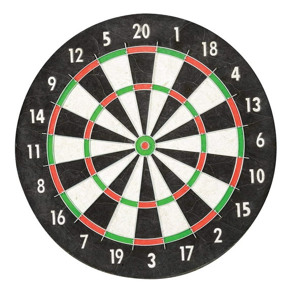 Franklin Sports Professional Wire Dartboard - Regulation Size Dartboard - 18" Inch Bristle Dartboard