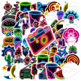 thumbnail image 3 of 35pcs-50pcs Neon Stickers Stationery Stickers Cartoon Animal Stickers Kids Stickers for Laptops Suitcase Fridge, 3 of 9