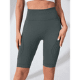 thumbnail image 5 of Women’s Seamless Biker Shorts, High Waisted Tummy Control Yoga Workout Shorts, 5 of 8