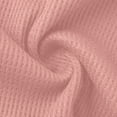 thumbnail image 6 of Hurxie Womens Long Sleeve Tshirt V Neck Loose Fit Soft Waffle Knit Thermal Tops Pink 3XL, 6 of 7