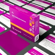 Level UP RN EKG Interpretation Flash Cards – for Nursing/EMT/Paramedic School (45 Cards)