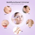 thumbnail image 3 of Ear and Nose Hair Trimmer for Women, 2026 Professional Painless 2 in 1 USB Rechargeable Eyebrow & Facial Hair Trimmer, Precision Tool with Powerful Motor and Dual-Edge Blades, IPX7 Waterproof, 3 of 6
