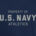 thumbnail image 3 of CafePress - Property Of U.S. Navy Athletics Dark T Shirt - Men's Classic Graphic Cotton T-Shirt, 3 of 4