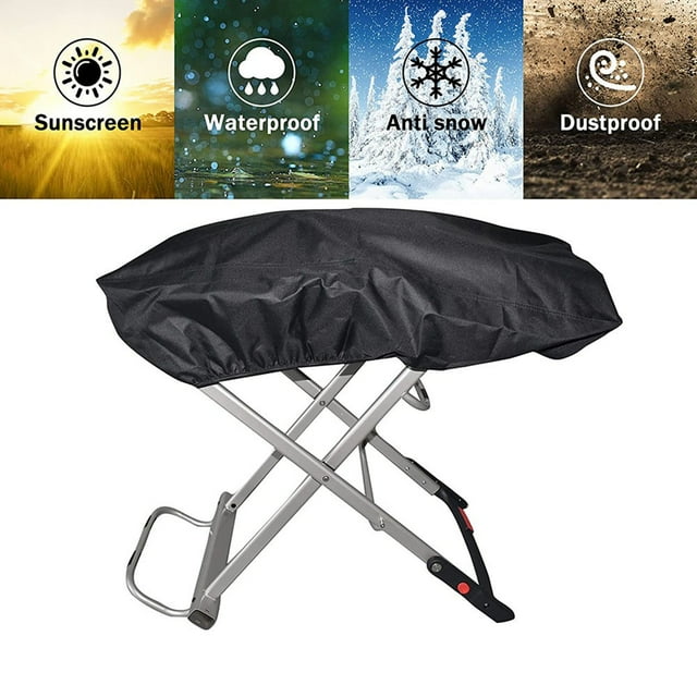 Lefu Couvercle de Gril pour Weber 9010001 Voyageur Portable Barbecue à Gaz Résistant à l'Eau