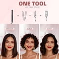 thumbnail image 5 of STARBIAO 1 Inch Flat Iron Hair Straightener and Curler, 2 in 1 Titanium Ceramic Styling Tool, Up to 450°F, Ionic, Dual Voltage, Black, 5 of 8