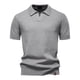thumbnail image 2 of pstuiky camisetas de manga corta para hombre, Suéter informal de manga corta con cuello vuelto, cómodo y liso para hombre ropa de hombre xxl, 2 of 4