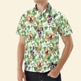 thumbnail image 3 of Camisa de playa con estampado 3D de perro y animal divertido, lindas camisetas con gráficos de mascotas para hombres, ropa, camisas hawaianas casuales, blusas de manga corta para niños, 3 of 5