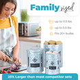 thumbnail image 6 of Potato and Onion Storage Bins by Saratoga Home - XL Capacity Metal Set, Silver, Holds 11.5 lbs of Potatoes, 5.5 lbs of Onions and 20+ Garlic Bulbs, 6 of 8