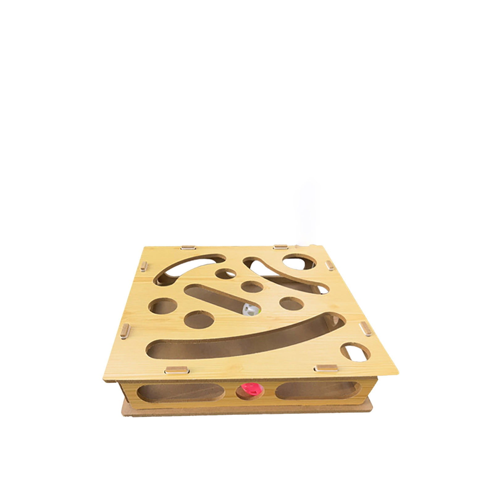 Pet Digging Puzzle Toy Interactive Pet Box With Hidden Balls Mental Stimulation Enrichment Toy Reduce Boredom Anxiety for Cats Small Dogs Indoor Play