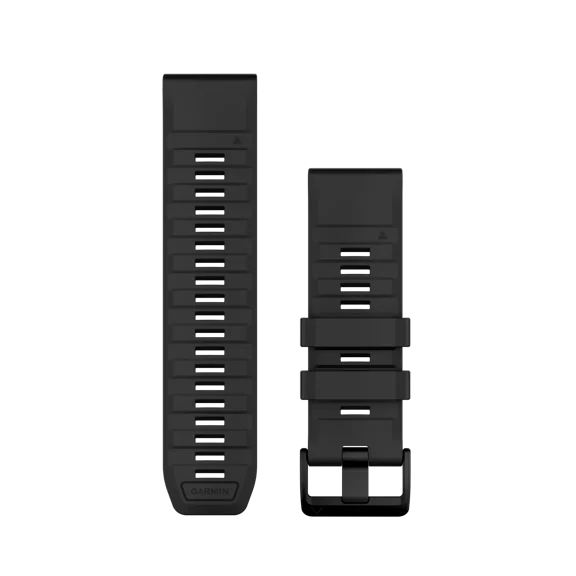Garmin QuickFit® 22 Watch Bands, Black Silicone