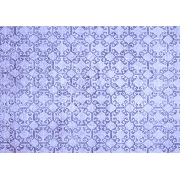 Ahgly Company Indoor Rectangle Abstract Blue Modern Area Rugs, 8' x 10'