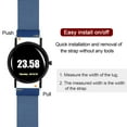 thumbnail image 4 of Uxcell Stainless Steel Mesh Watch Band 22mm Quick Release Magnetic Clasp, Blue, 4 of 6