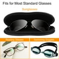 thumbnail image 4 of Fintie Eyeglasses Sunglasses Case with Carabiner Hook, Ultra Light Portable Anti-scratch Soft Travel Bag, 4 of 7