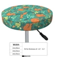 thumbnail image 4 of Kdxio Fall Forest Squirrel Print Stool Covers Round,Stretch Round Bar Stool Covers Washable Bar Stool Cushion Slipcover for 12-15 Inch Chair, 4 of 7