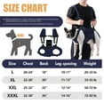 thumbnail image 2 of Dog Lift Harness Backpack Carrier for Large Dogs, Full Body Sling with Handle, Dog Harness for Joint Injuries, Arthritis, Ideal for Stairs, Elderly Dogs, 2 of 7