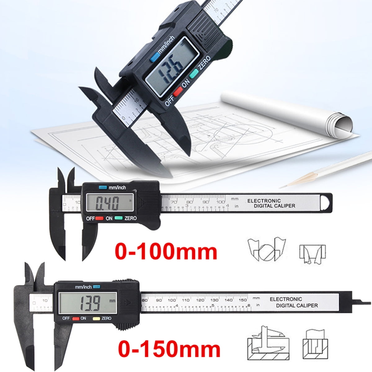 Electronic Digital Vernier Caliper Advanced Onsite Sensor Absolute